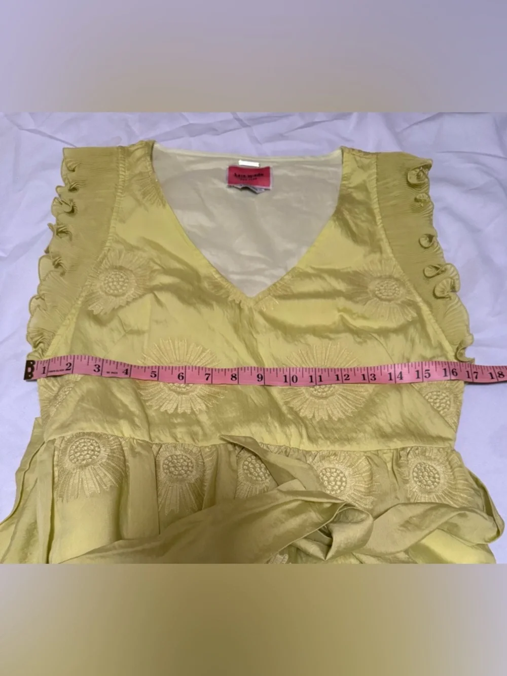 kate spade Bloom Organza Midi Dress   Size 6 - Picture 6 of 8